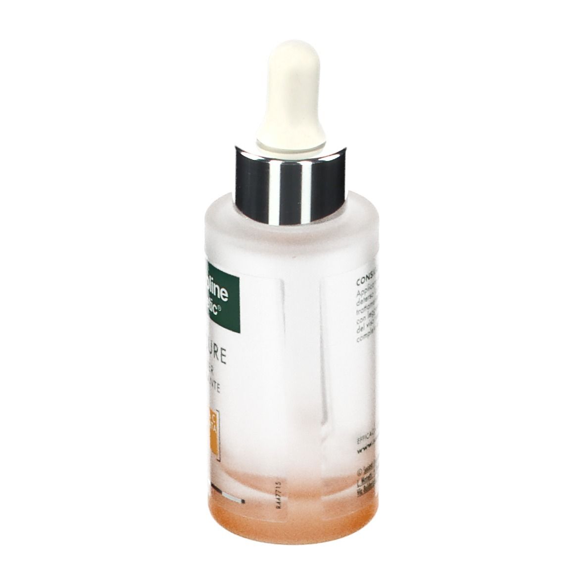 Flacone con contagocce. Scritta: Somatoline Cosmetic, Skincure, Booster Illuminante, Vitamina C 3%.