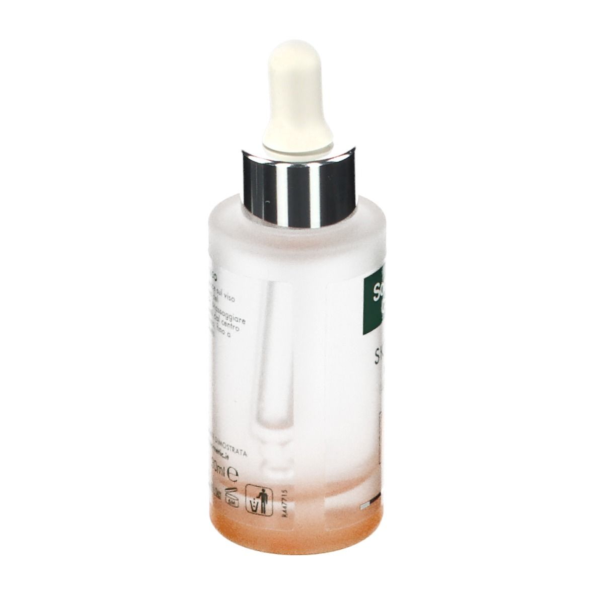 Flacone con contagocce. Scritta: Somatoline Cosmetic, Skincure, Booster Illuminante, Vitamina C 3%.