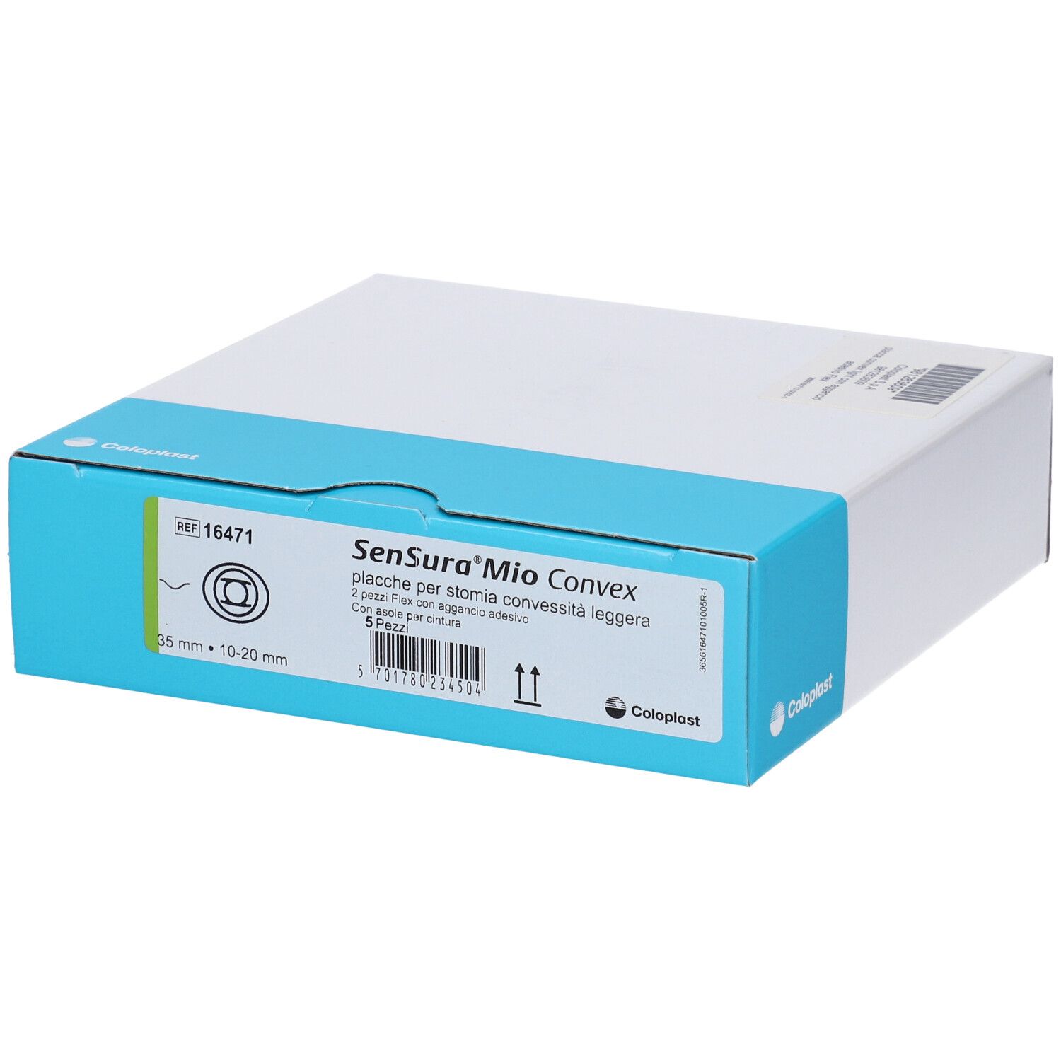 Placca Sensura Mio Flex Convex Light Con Aggancio Adesivo Foro Ritagliabile 10-20 35Mm 5 Pezzi