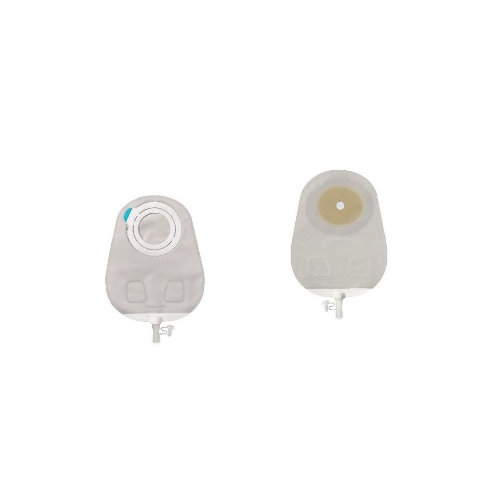 Sensura Mio Flex Sistema 2 Pezzi Con Aggancio Adesivo Sacca Multichamber Per Urostomia Trasparente 50Mm Da 550 Ml 30 Pezzi