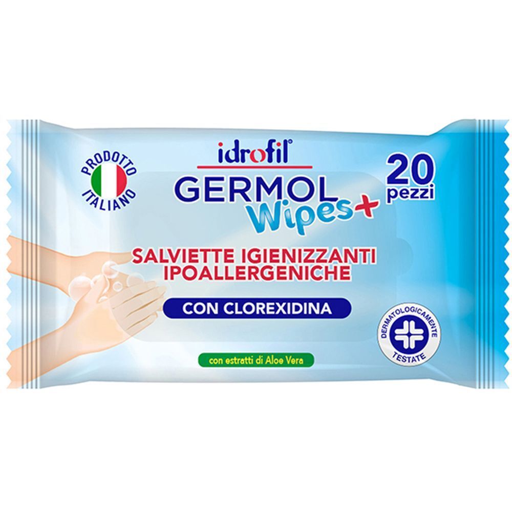 Germolwipes Salviettine Igienizzanti Mani 20 Pezzi