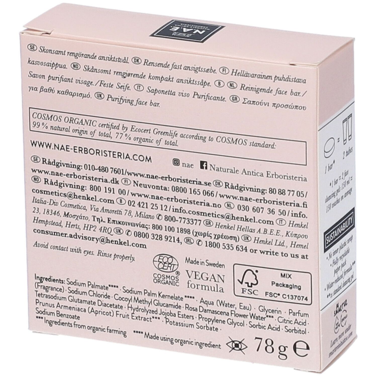 N.A.E. Saponetta Viso Purificante Purezza
