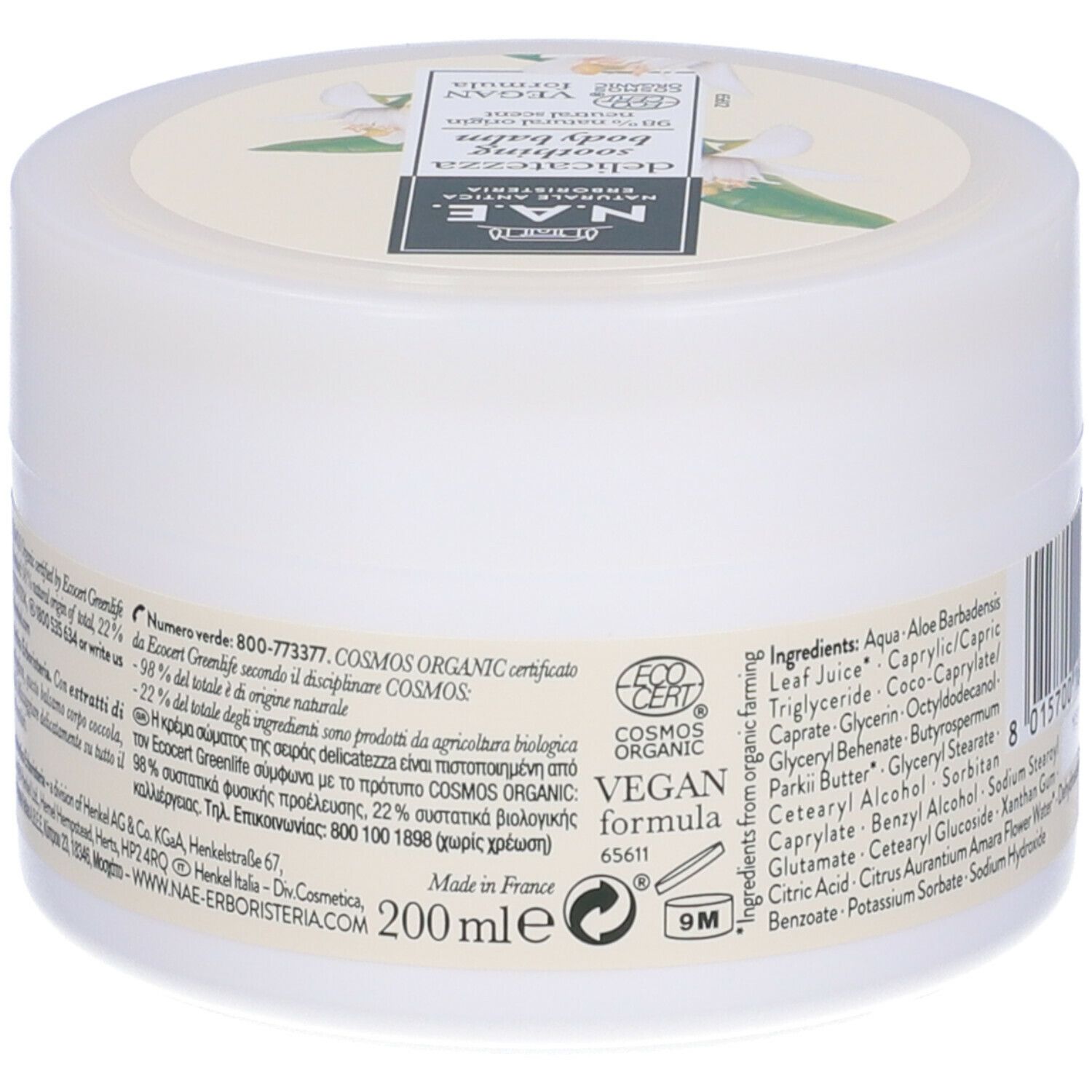 N.A.E. Balsamo Corpo Delicatezza