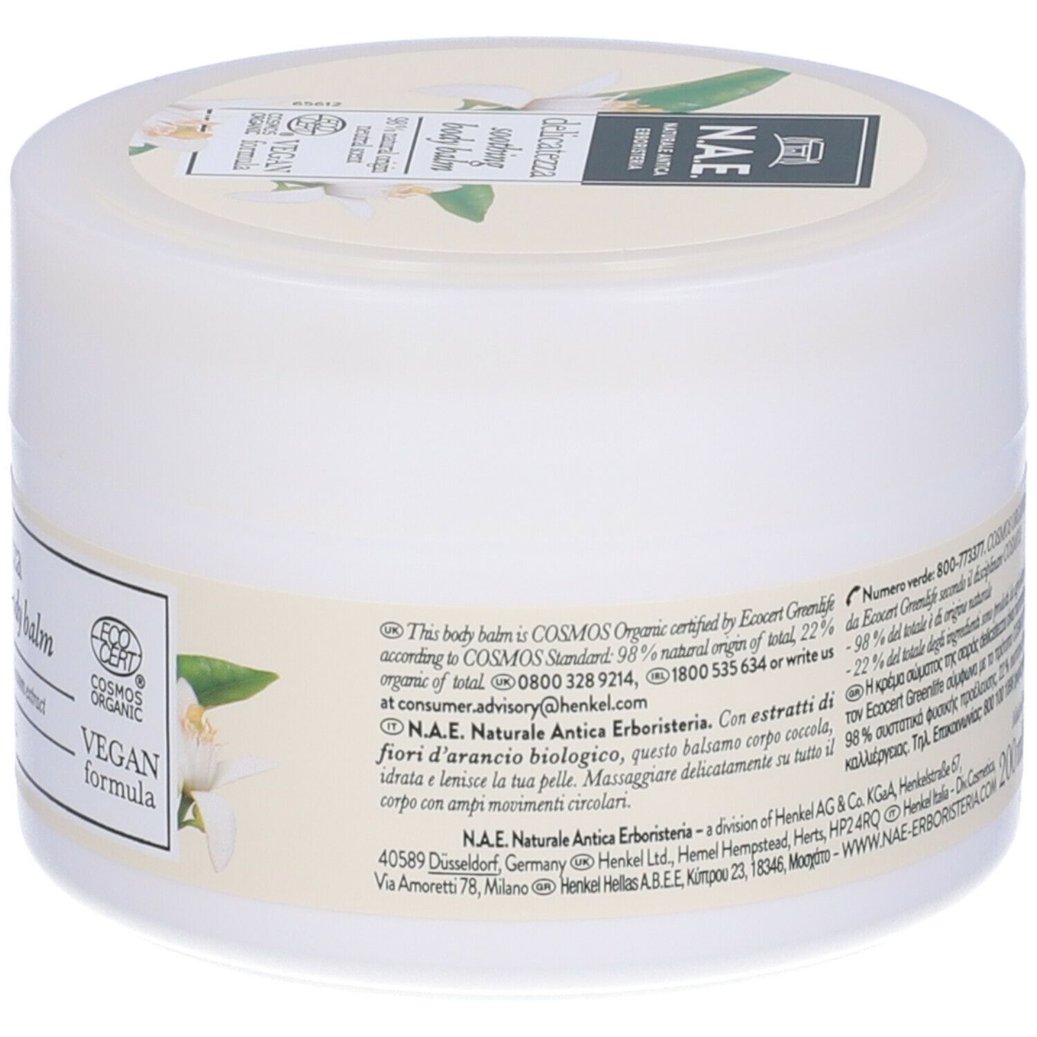N.A.E. Balsamo Corpo Delicatezza