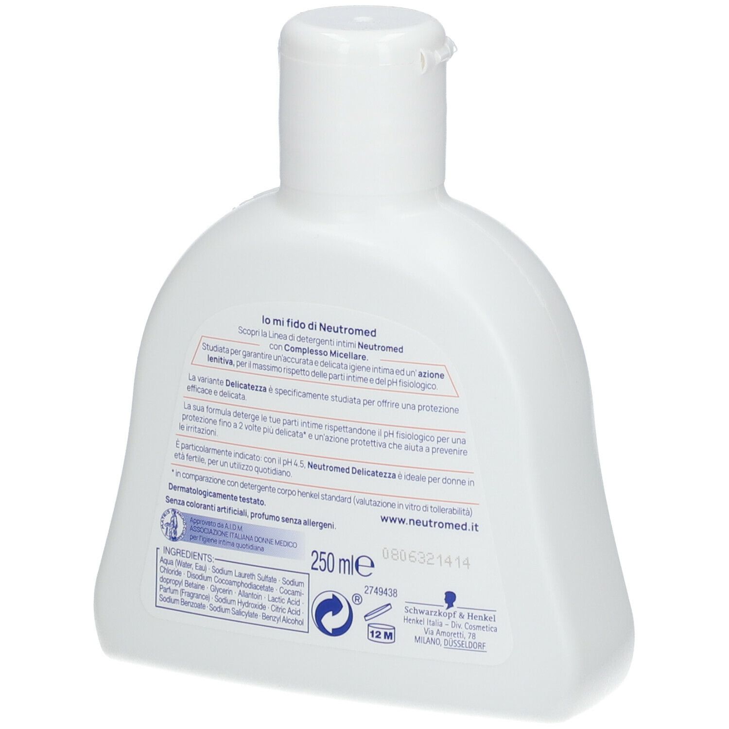 Neutromed Detergente Intimo Delicatezza