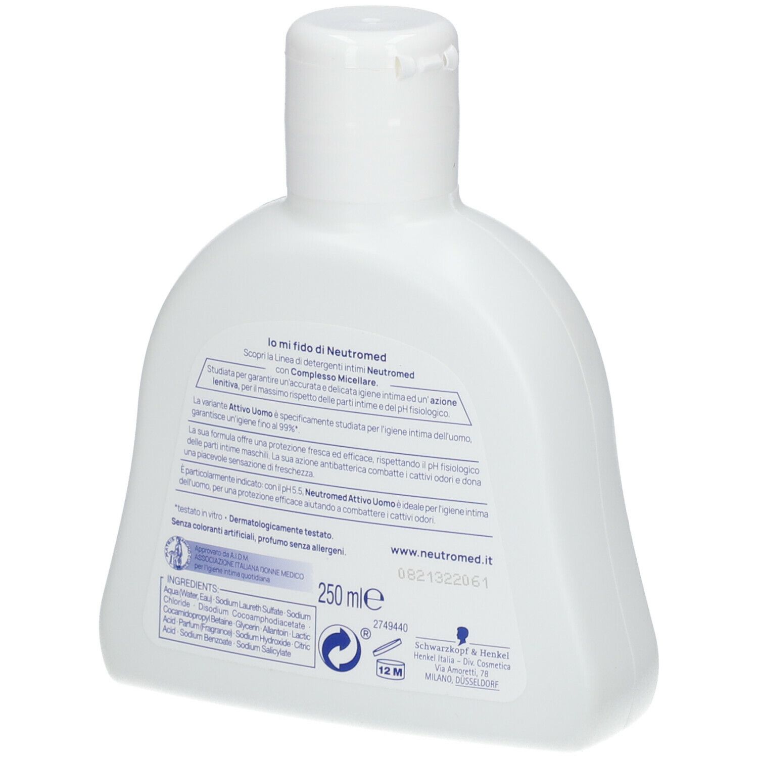 Neutromed Detergente Intimo Attivo For Men