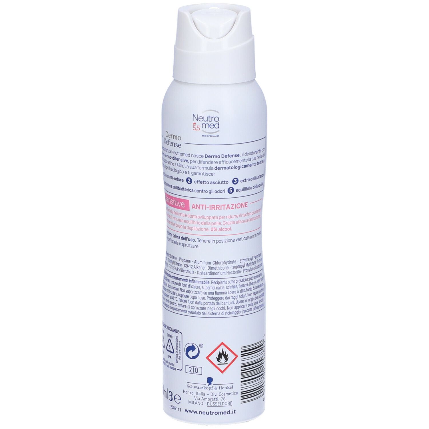 Neutromed Deodorante Spray Sensitive