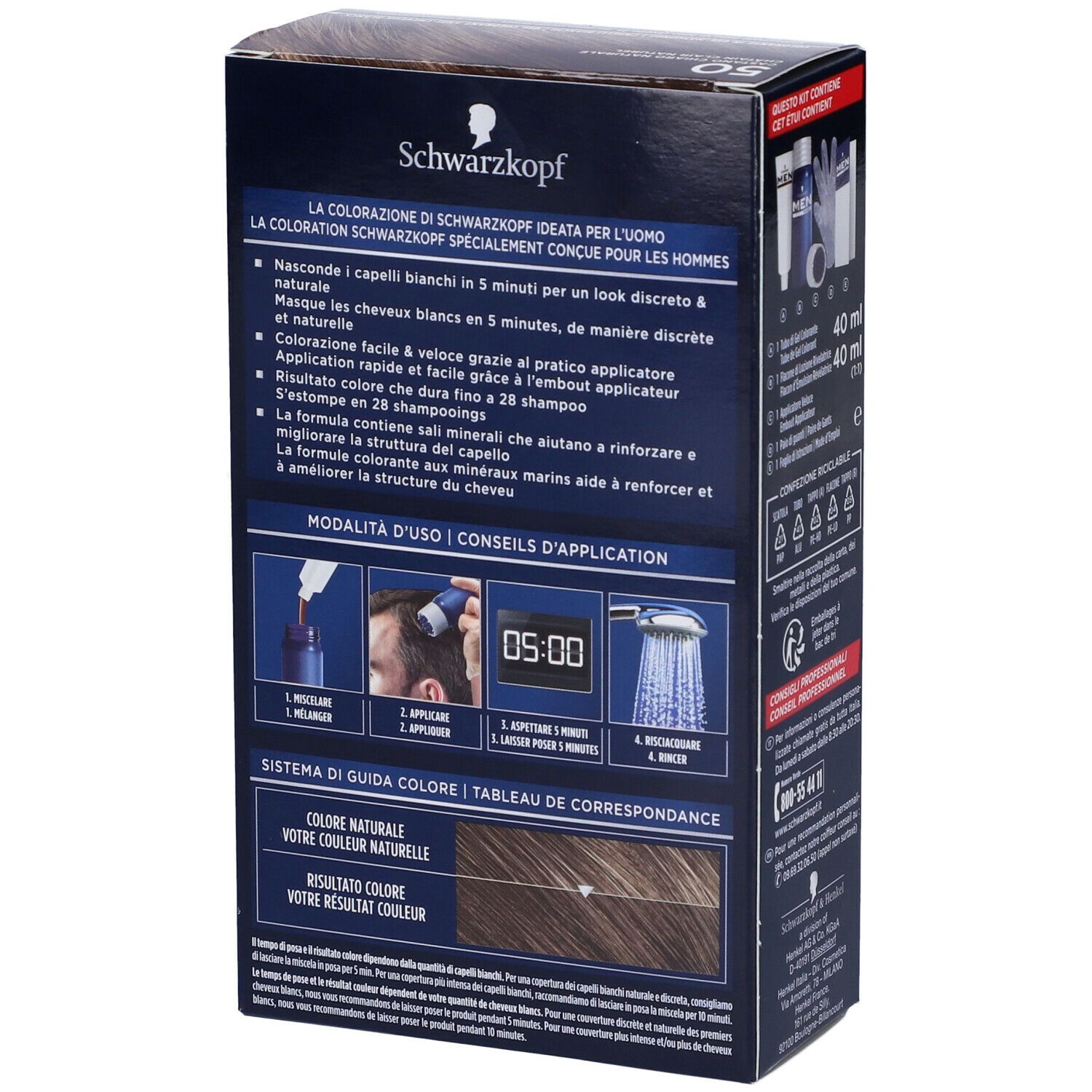 Schwarzkopf Men Perfect 50 Castano Chiaro