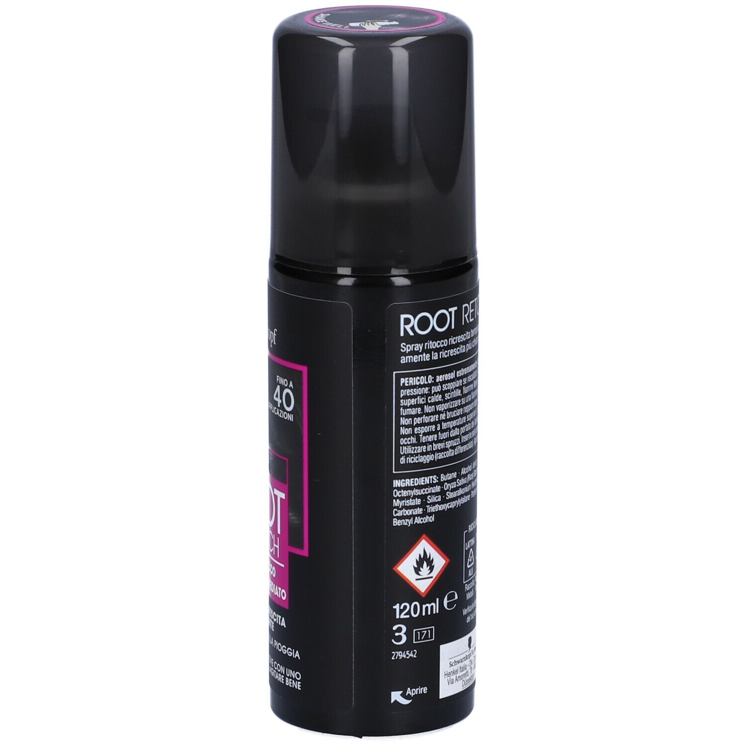Schwarzkopf Ritocco Ricrescita Spray Nero