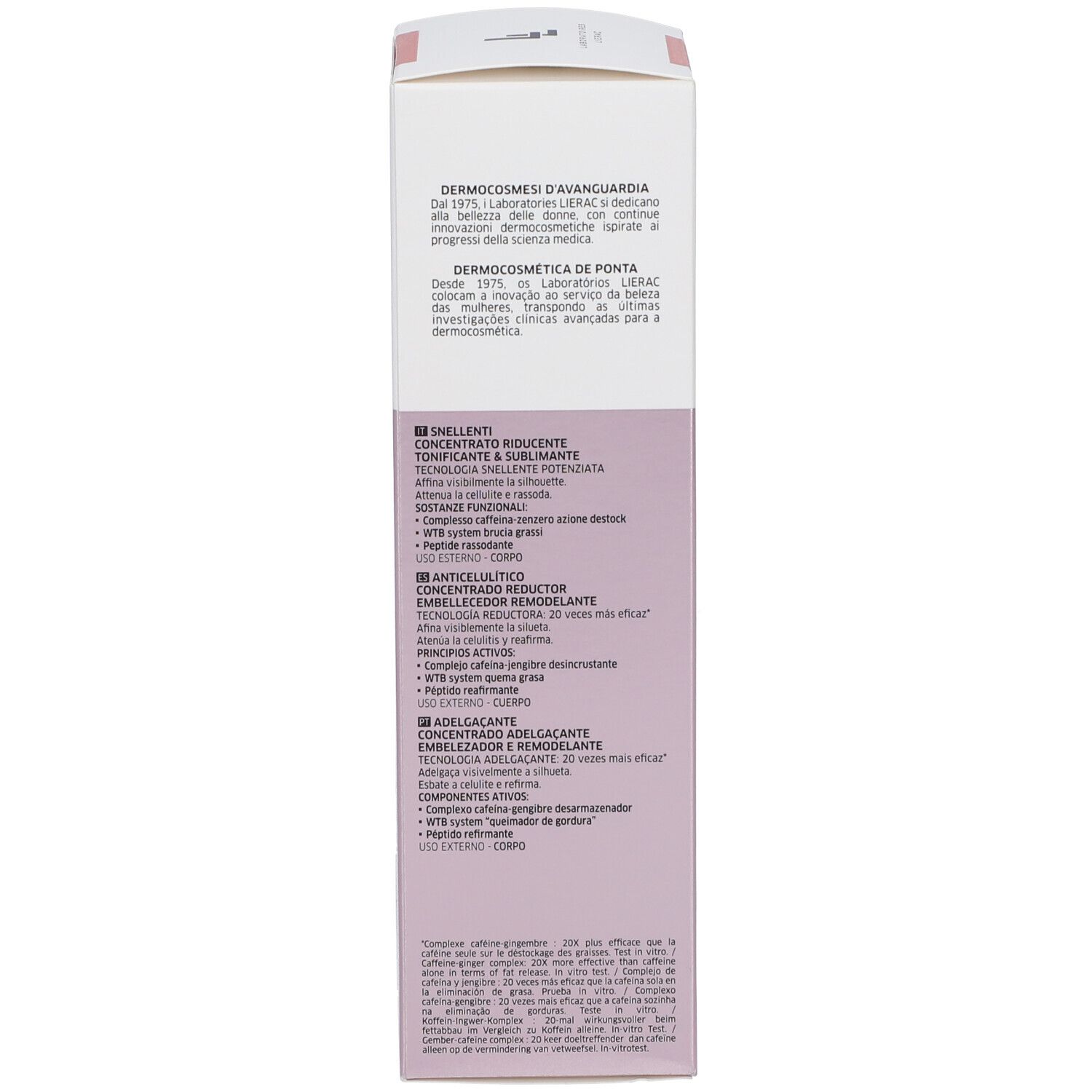 LIERAC Body-slim Concentrato Riducente Tonificante E Sublimante