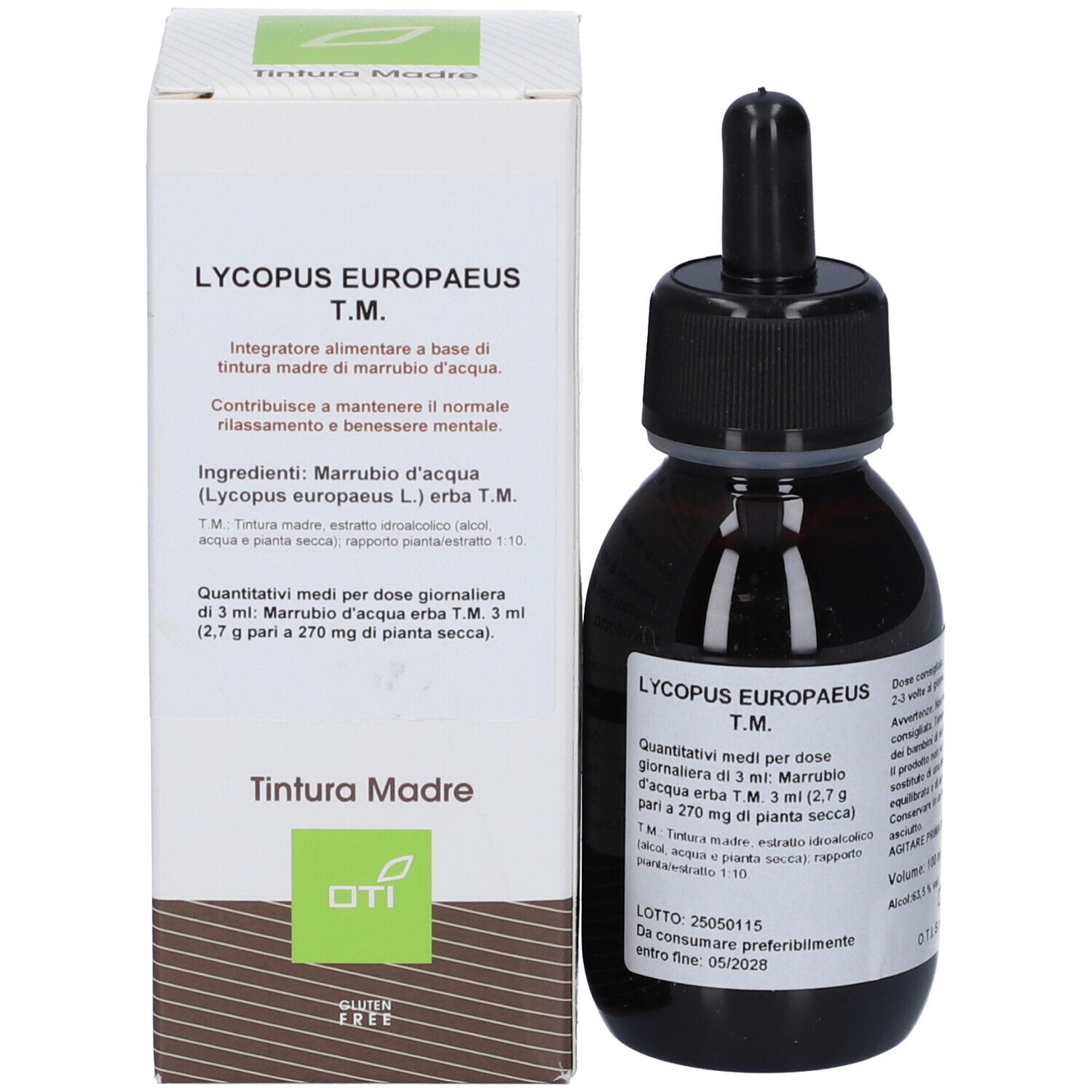 Confezione e flacone: Lycopus Europaeus T.M. tintura.