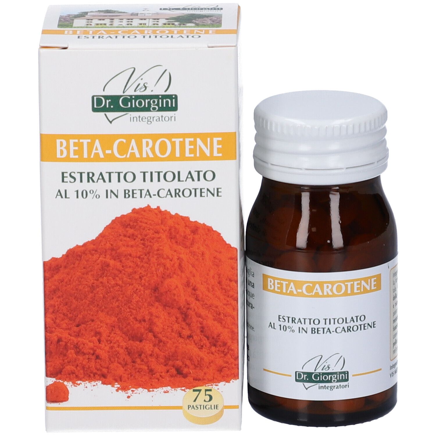 Beta-Carotene Estratto Titolato 75 Pastiglie