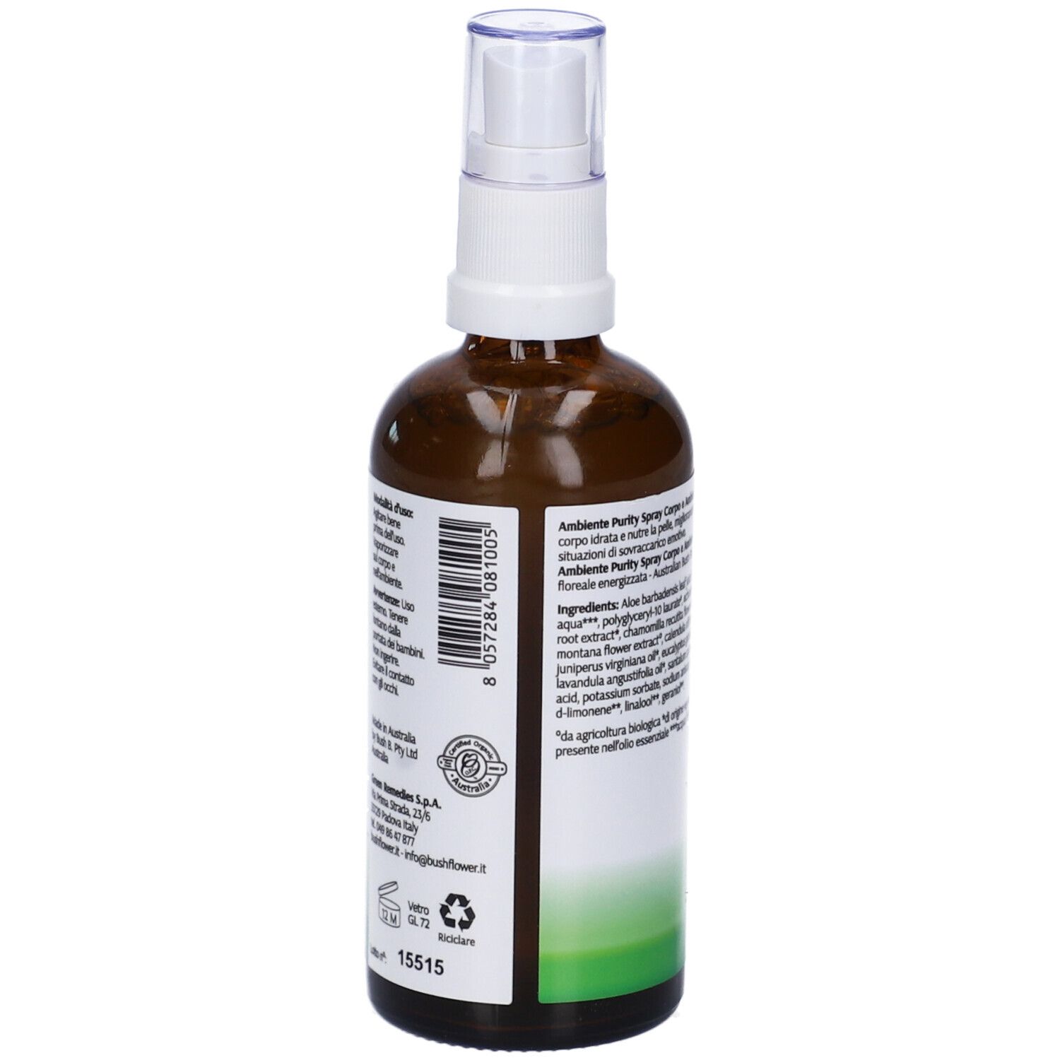 Australian Bush Flower Essences Ambiente Purity Vaporizzatore 100 Ml