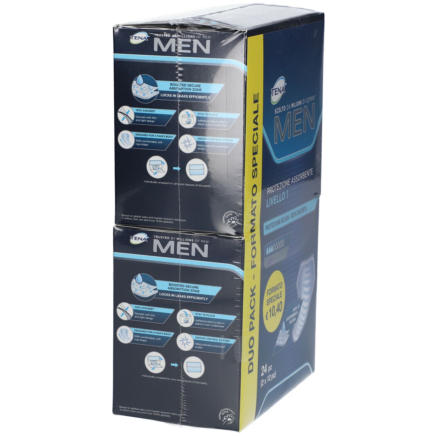 TENA MEN Protezione Assorbente Livello 1 Duo Pack