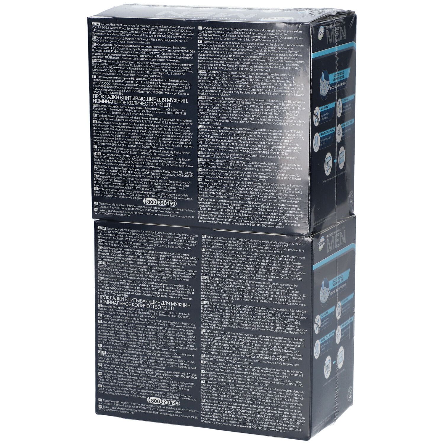 TENA MEN Protezione Assorbente Livello 1 Duo Pack