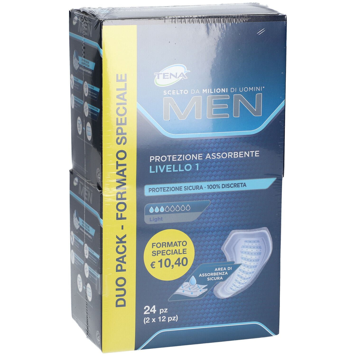 TENA MEN Protezione Assorbente Livello 1 Duo Pack