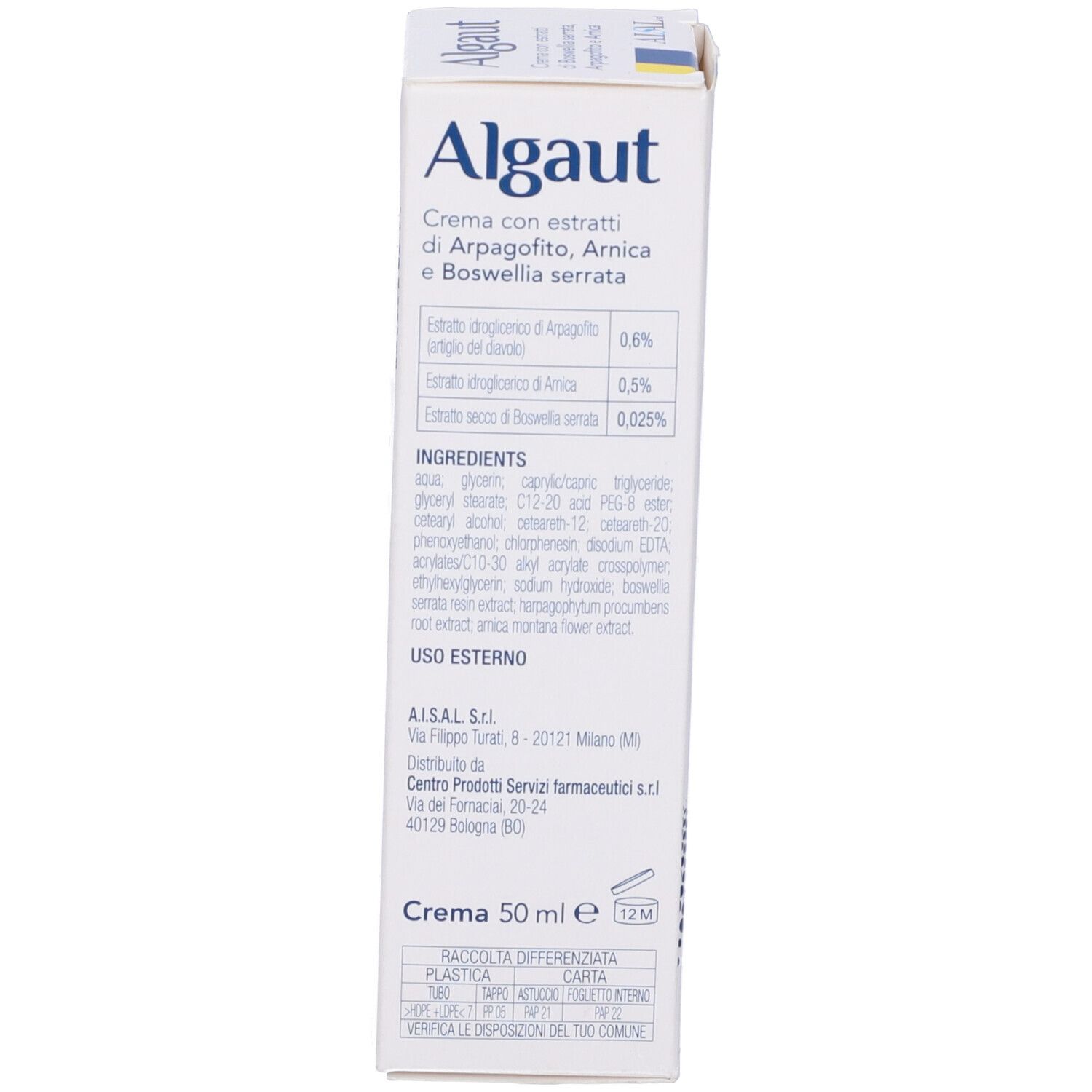 Algaut Crema 50 Ml