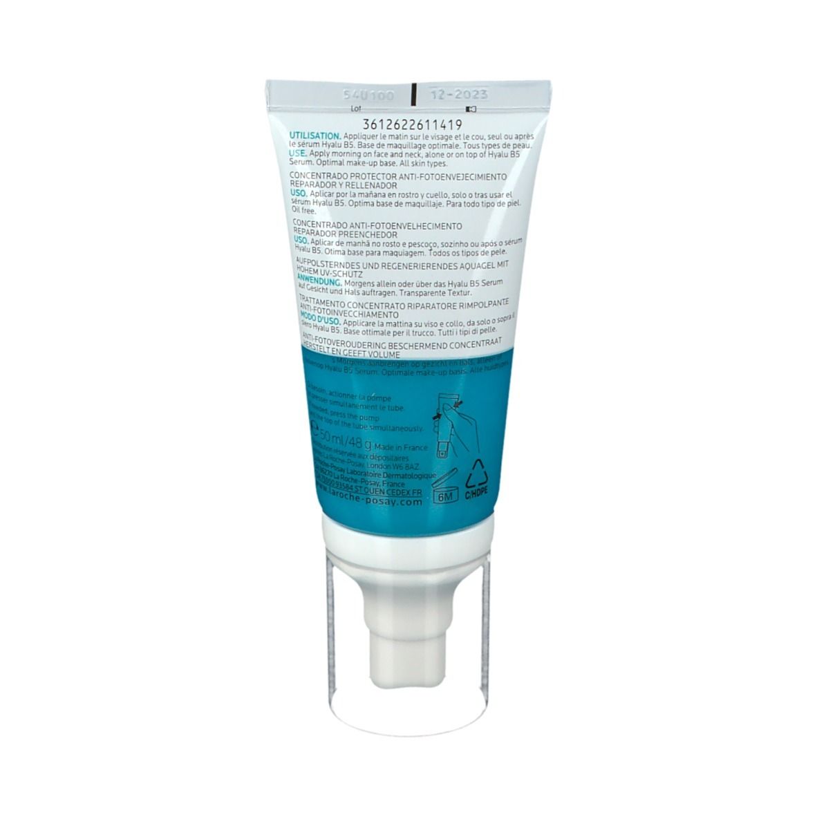 La Roche-Posay Hyalu B5 Acquagel Trattamento anti-rughe anti fotoinvecchiamento SPF 30 50 ml