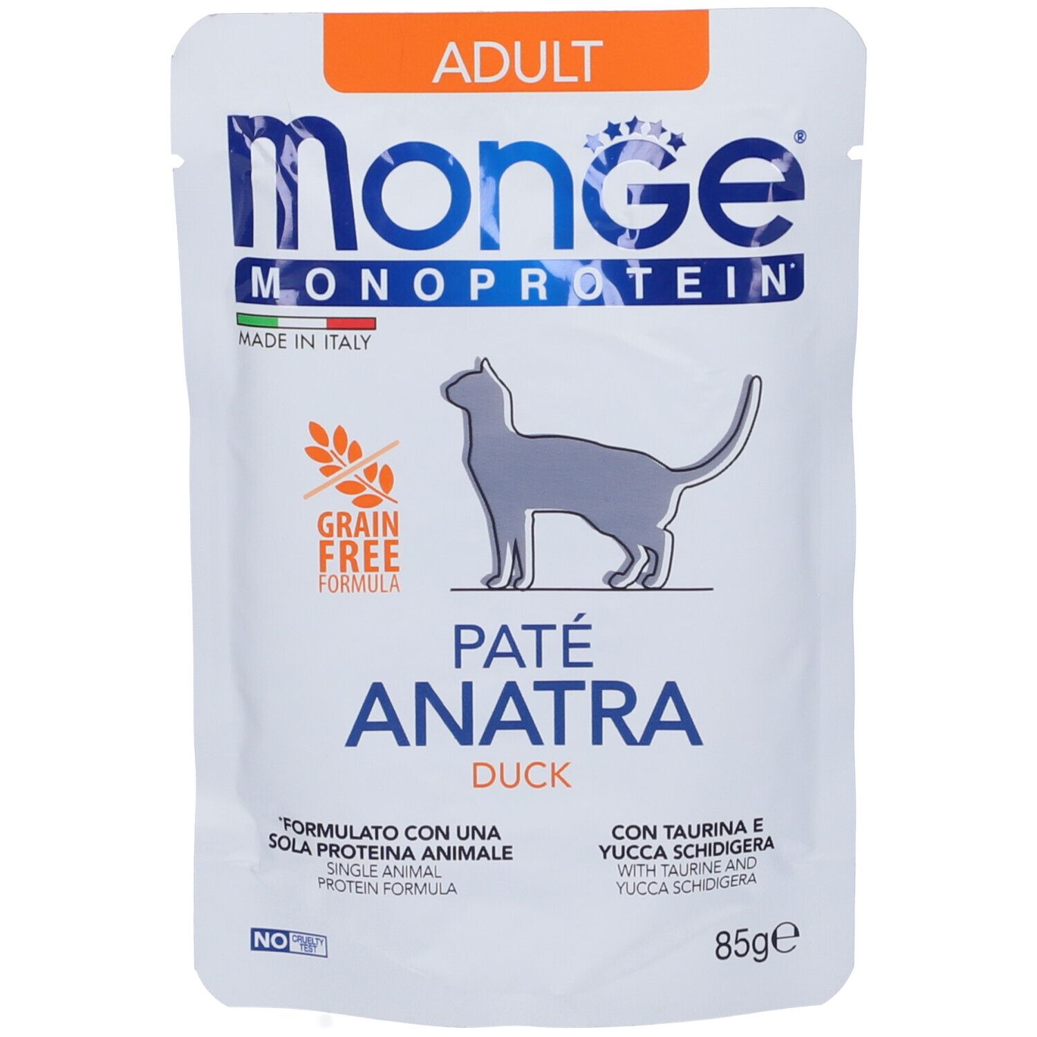 Monge Monoprotein Paté Anatra Gatti Adulti