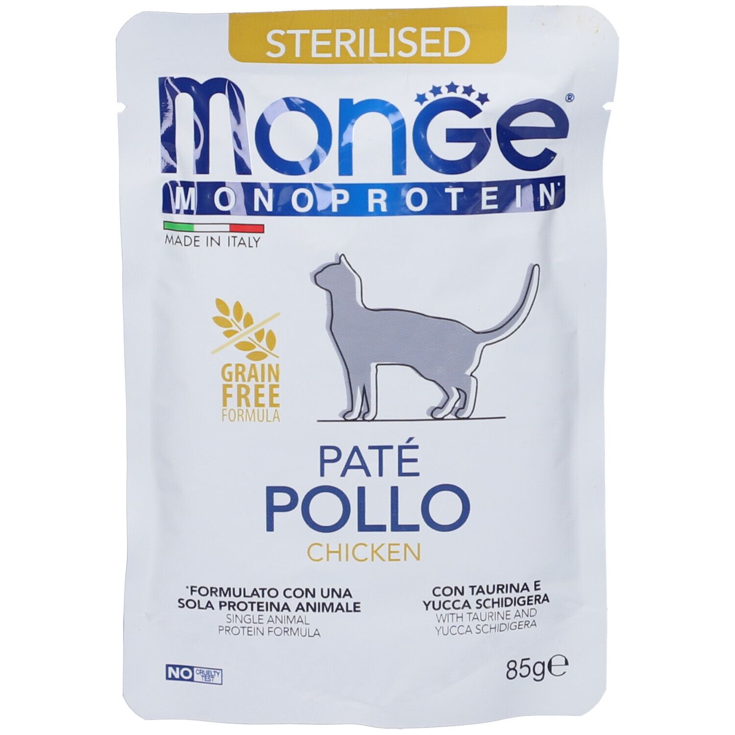 Monge Monoprotein Paté Pollo Gatti Sterilizzati