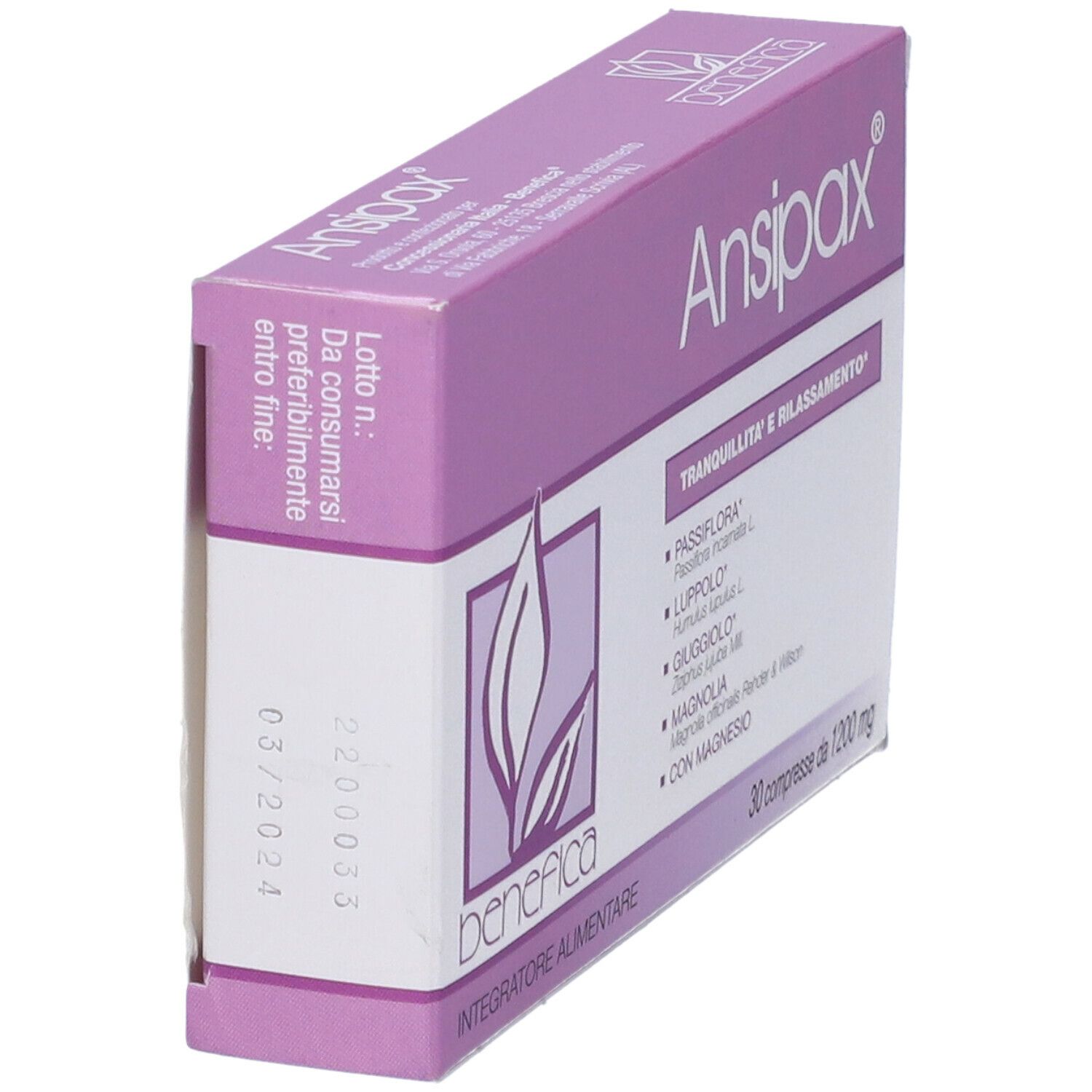 Ansipax 30 Compresse Benefica