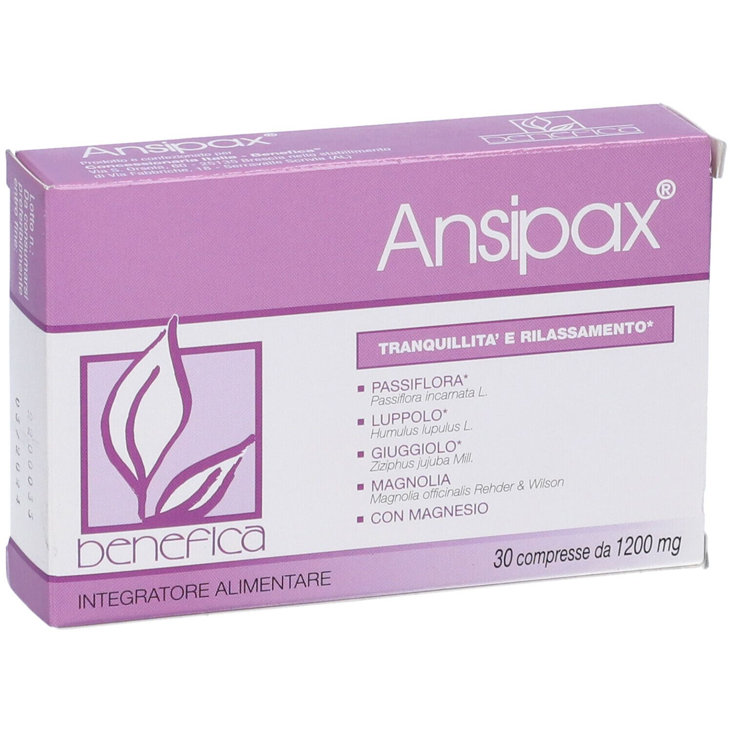 Ansipax 30 Compresse Benefica