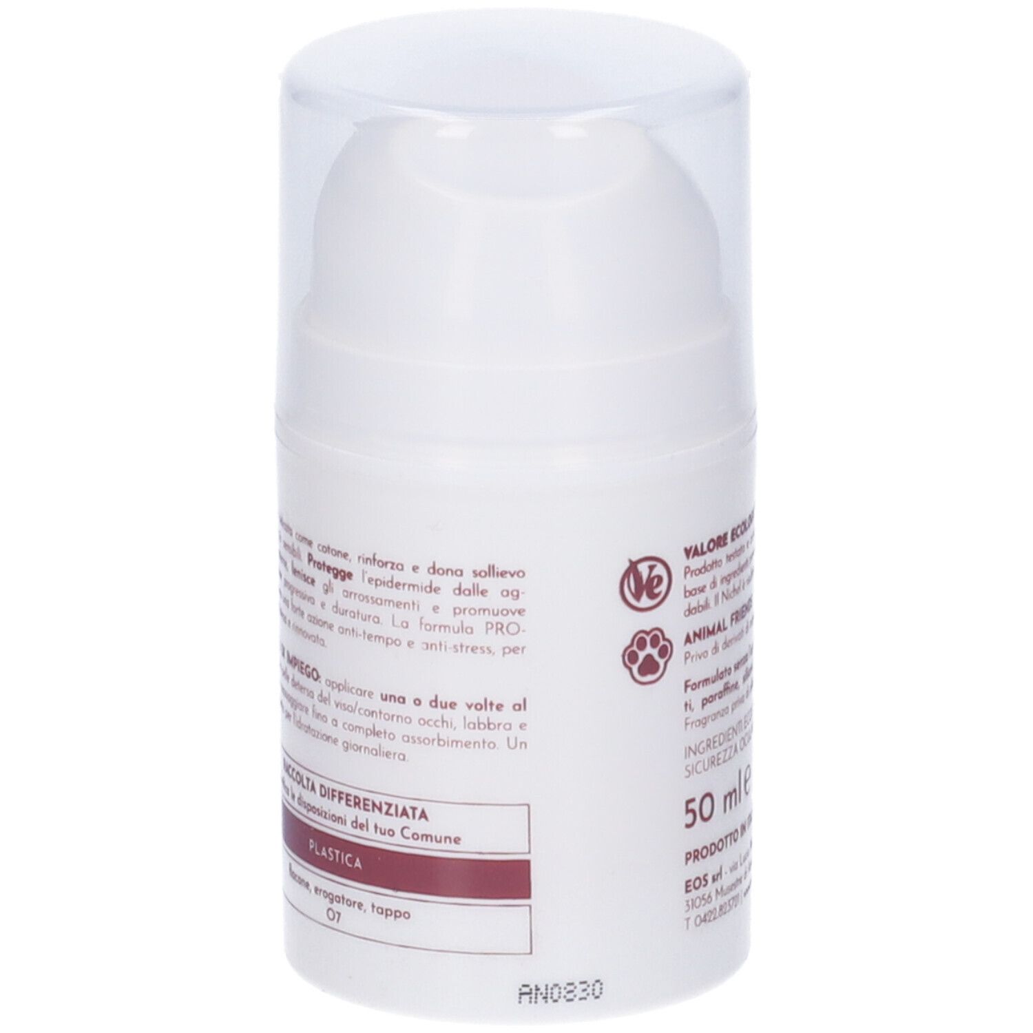 Eos Cotone Crema Viso Lenitiva 50 Ml