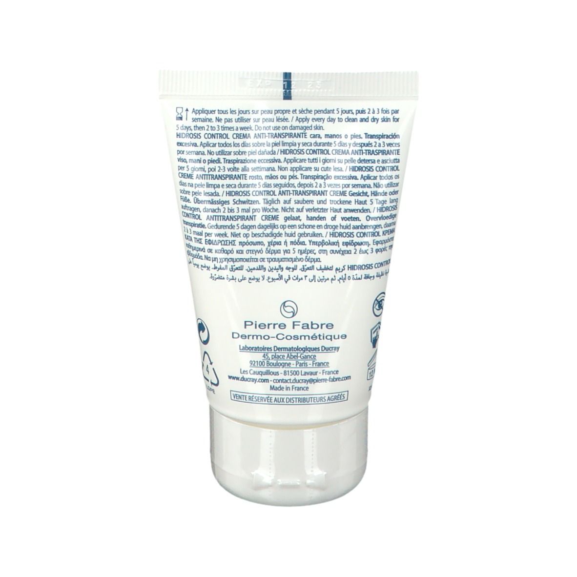 DUCRAY Hidrosis Control Crema Anti-traspirante
