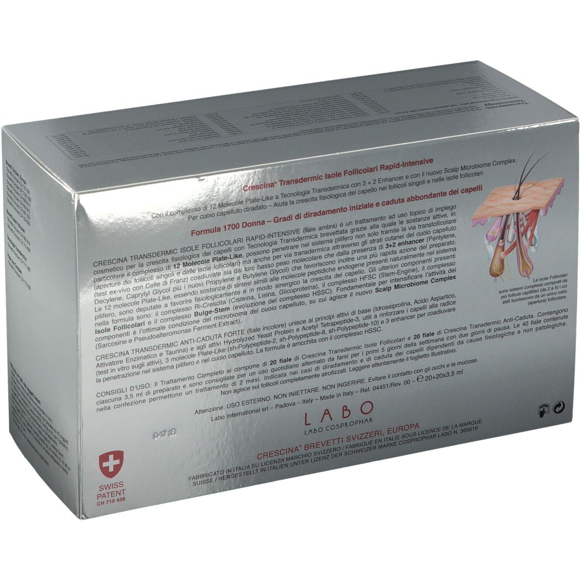 Crescina® Transdermic Isole Follicolari Rapid-Intensive