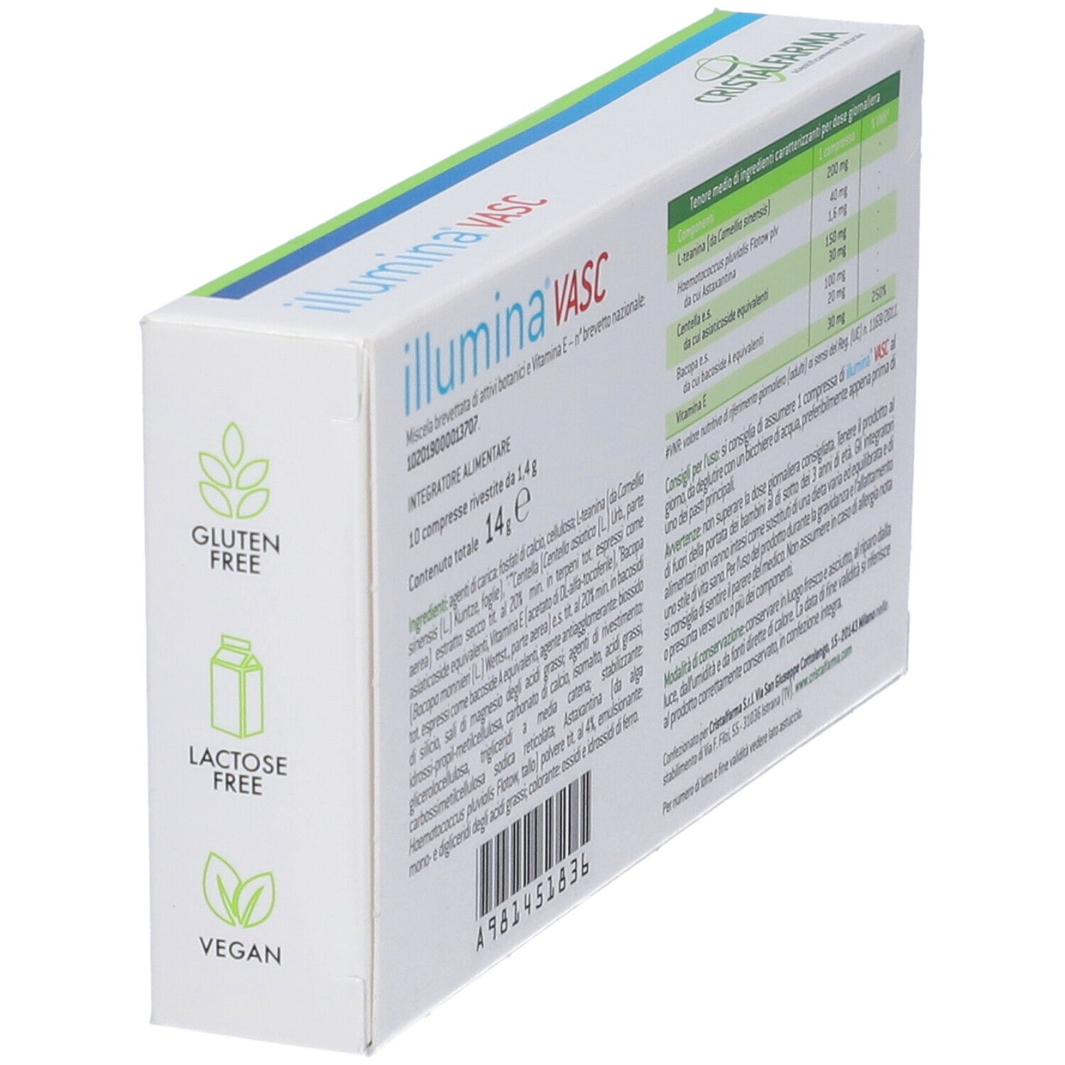 Illumina Vasc 10 Compresse