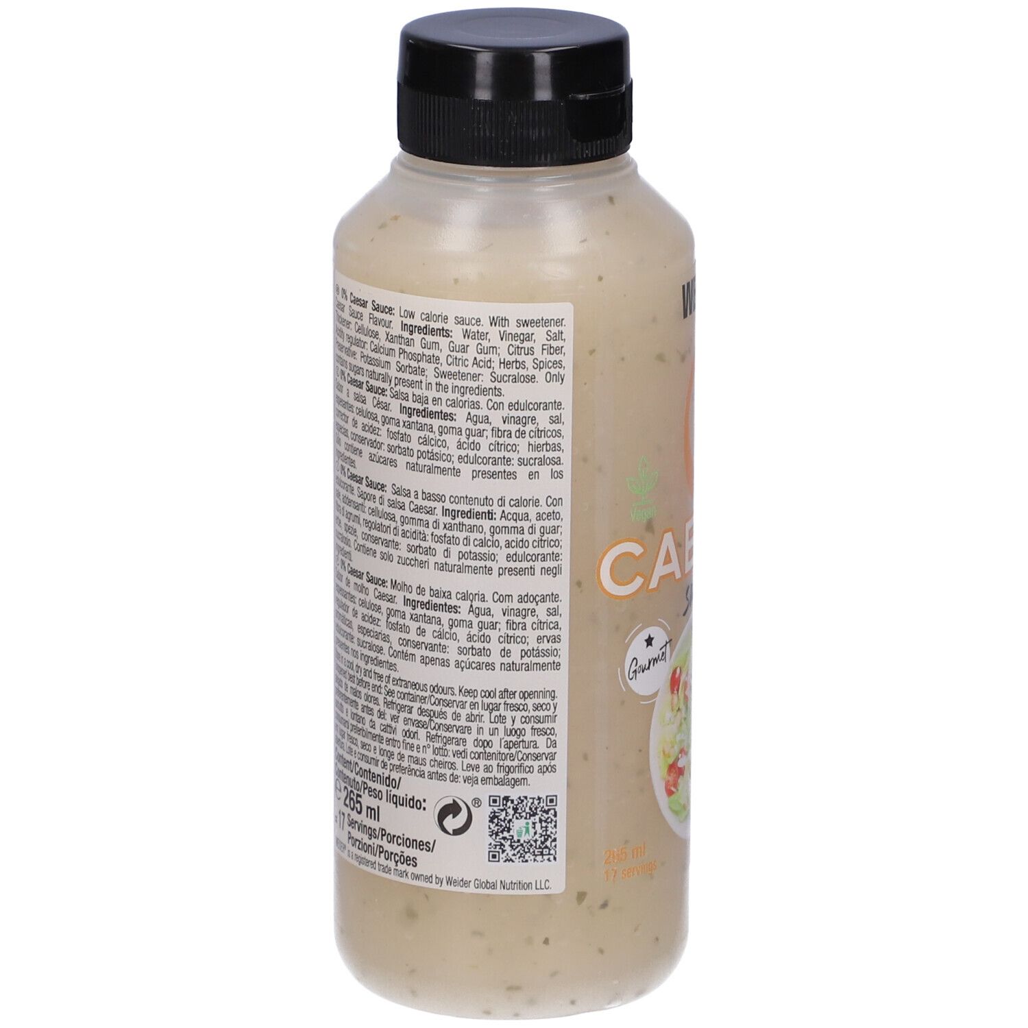 Weider Salsa Caesar 0% Grassi