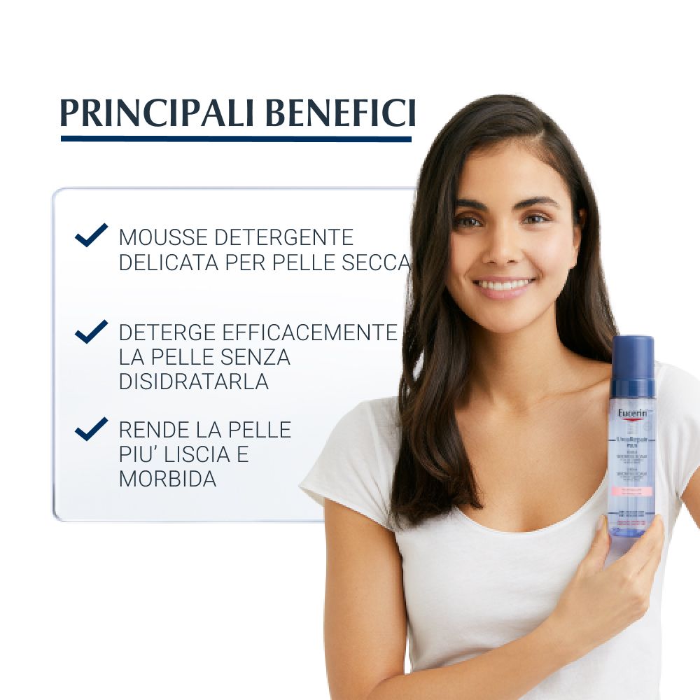 Eucerin UreaRepair Plus Mousse Detergente 200 ml detersione corpo