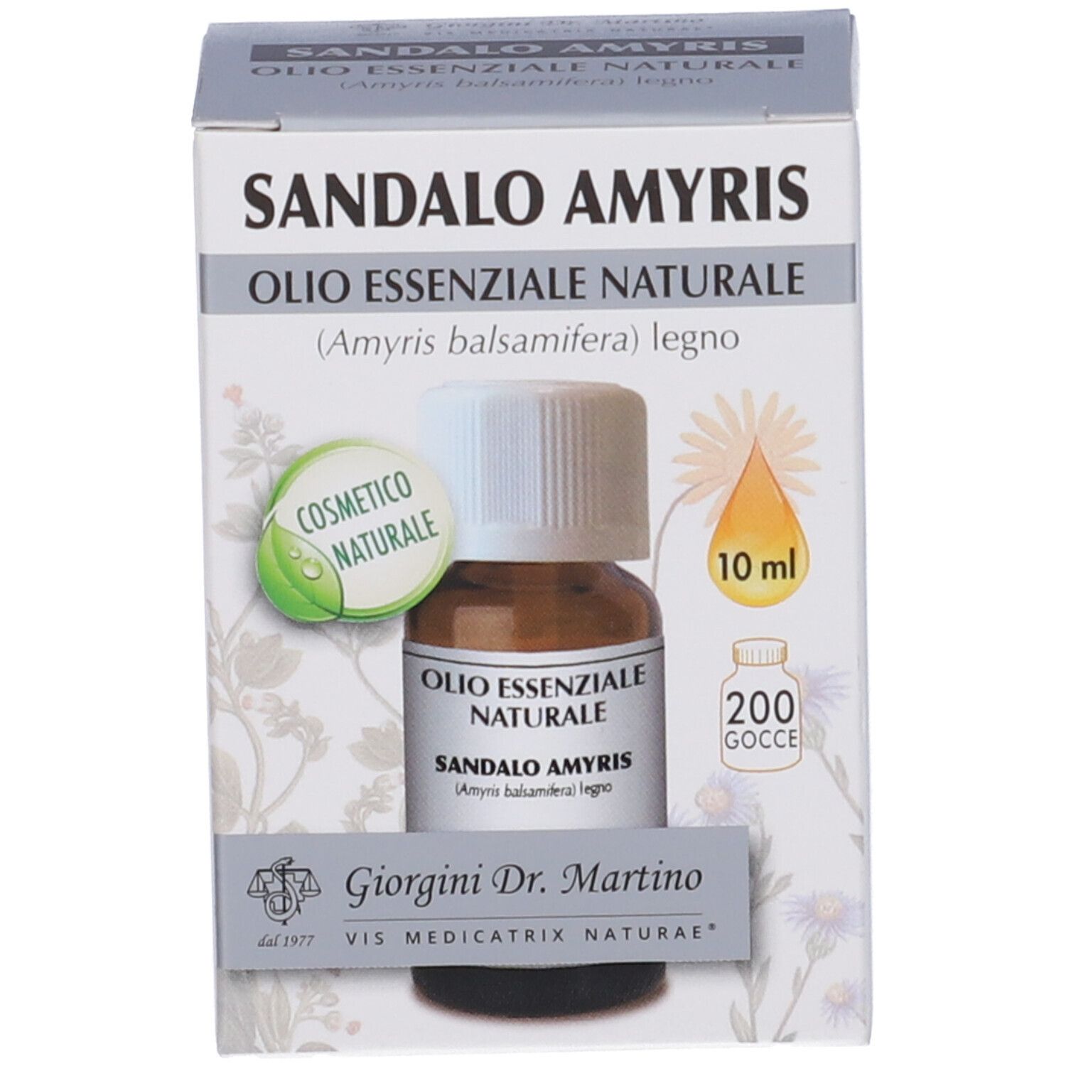 Sandalo Amyris Olio Essenziale 10 Ml