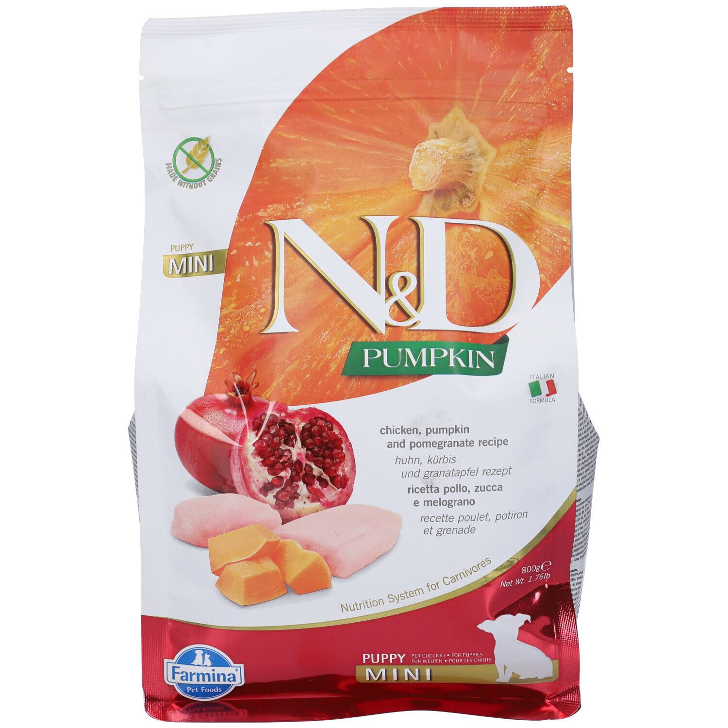Farmina N&D Pumpkin Pollo Zucca e Melograno per Cuccioli di Cane Taglia Mini