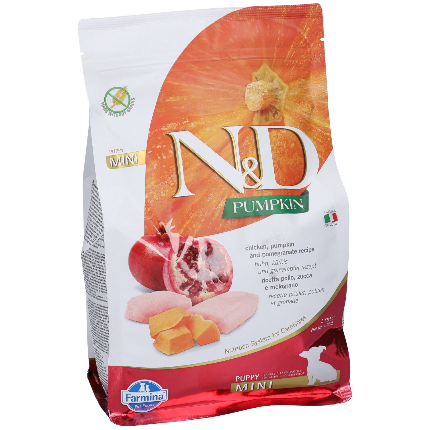 Farmina N&D Pumpkin Pollo Zucca e Melograno per Cuccioli di Cane Taglia Mini