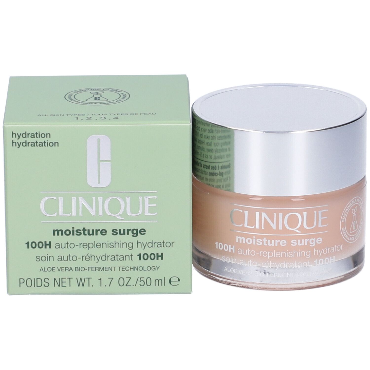 Clinique Moisture Surge™ Self-Hydrating Care 100H - Crema idratante giorno e notte