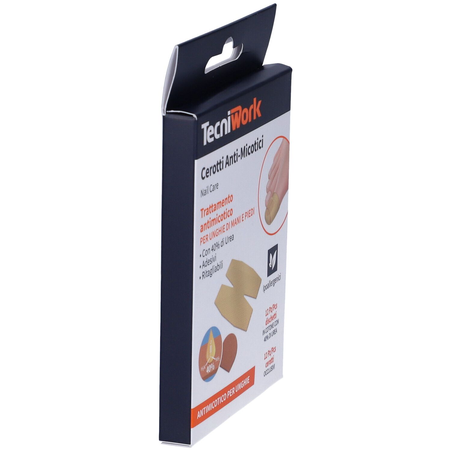 Cerotto Antimicosi Urea 12 Pezzi + 12 Fixing