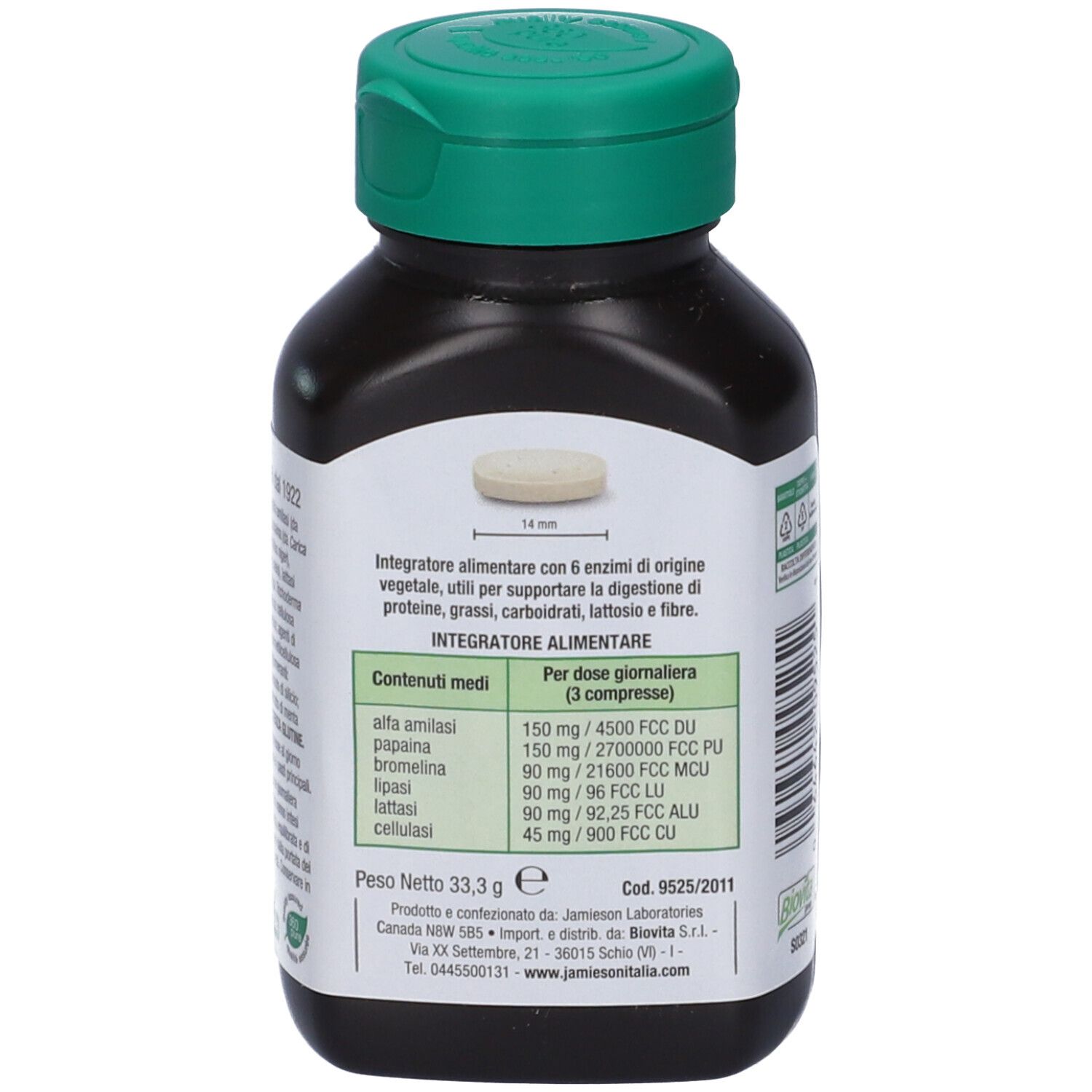 Jamieson Enzimi Digestivi 90 Compresse