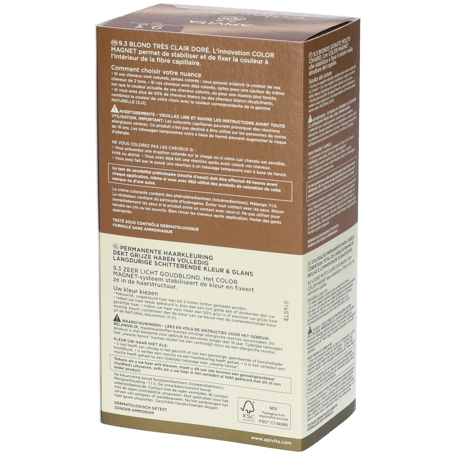 APIVITA My Color Elixir 9.3 Biondo Dorato Chiarissimo
