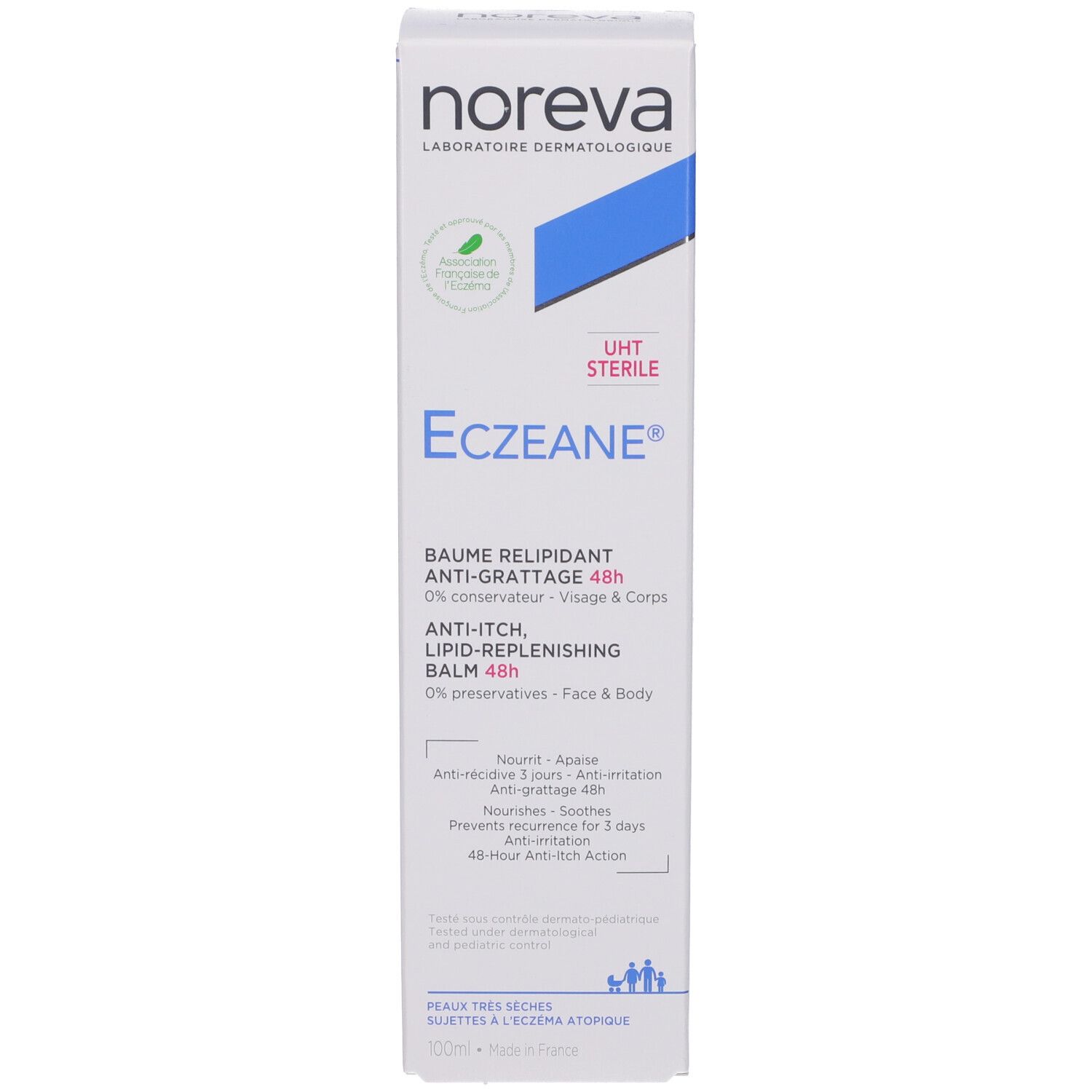 Noreva Eczeane® Balsamo Relipidante Anti-Prurito 48h - UHT  STERILE