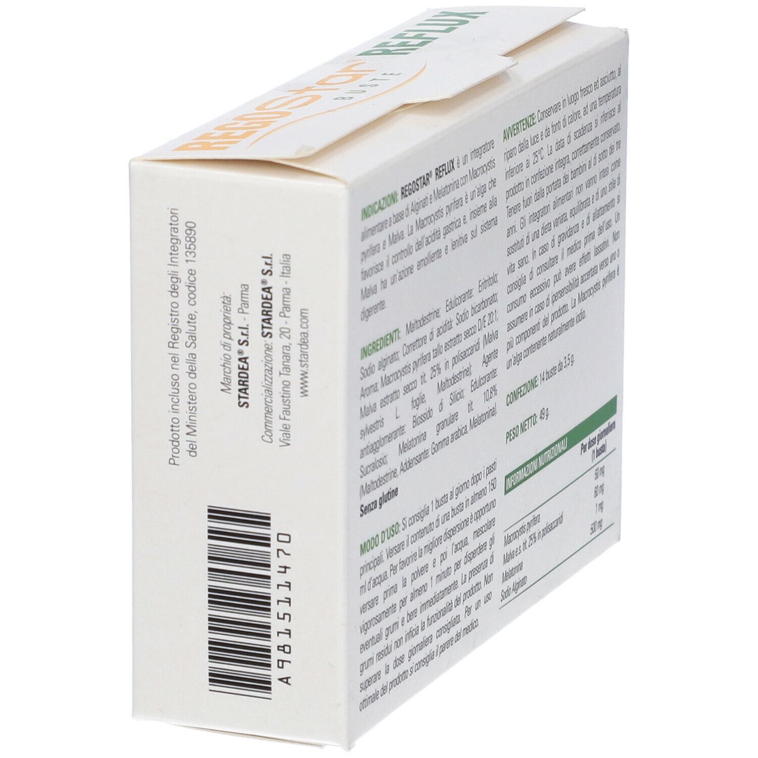 Regostar Reflux 14Bust