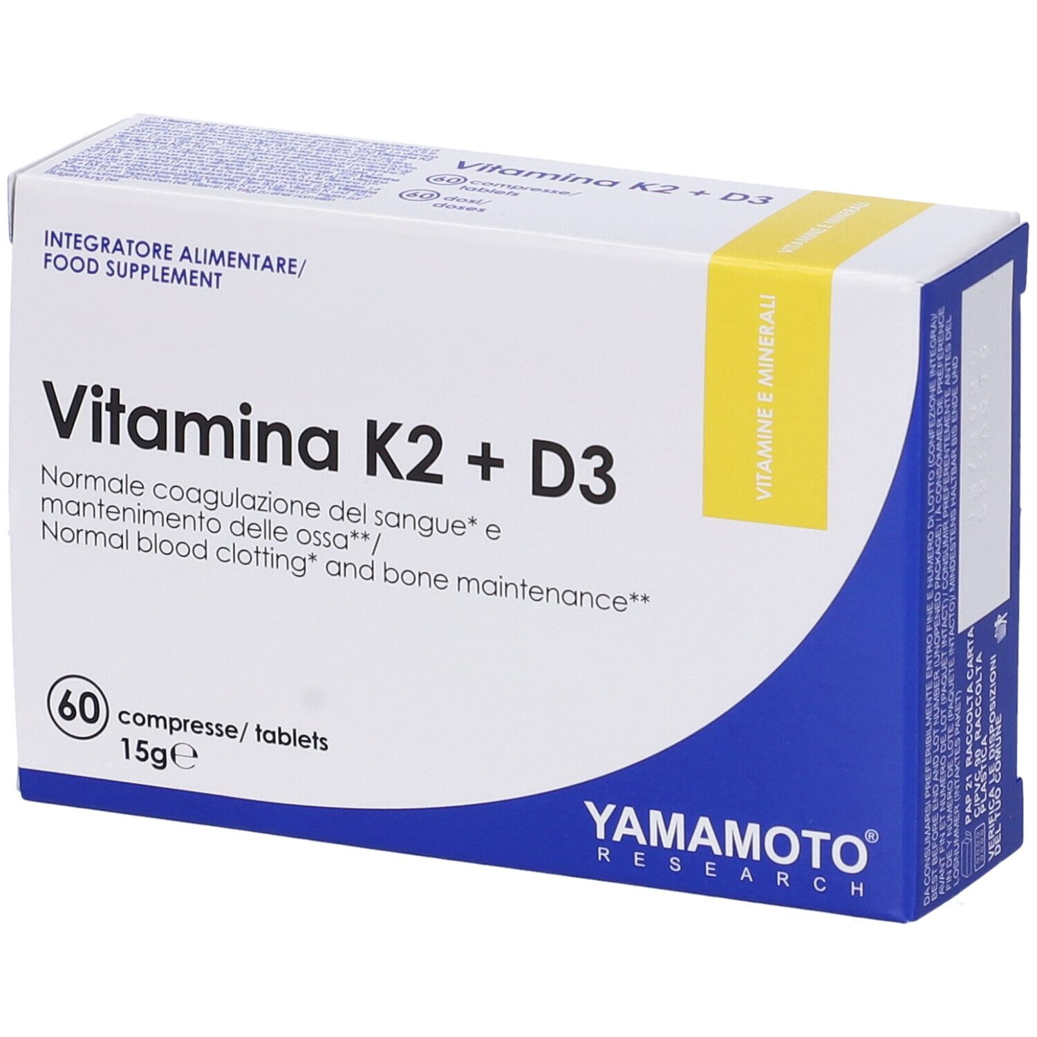 Yamamoto® Research Vitamina K2+D3 Compresse