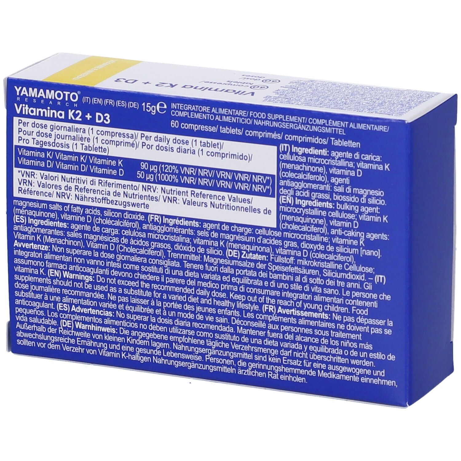 Yamamoto® Research Vitamina K2+D3 Compresse
