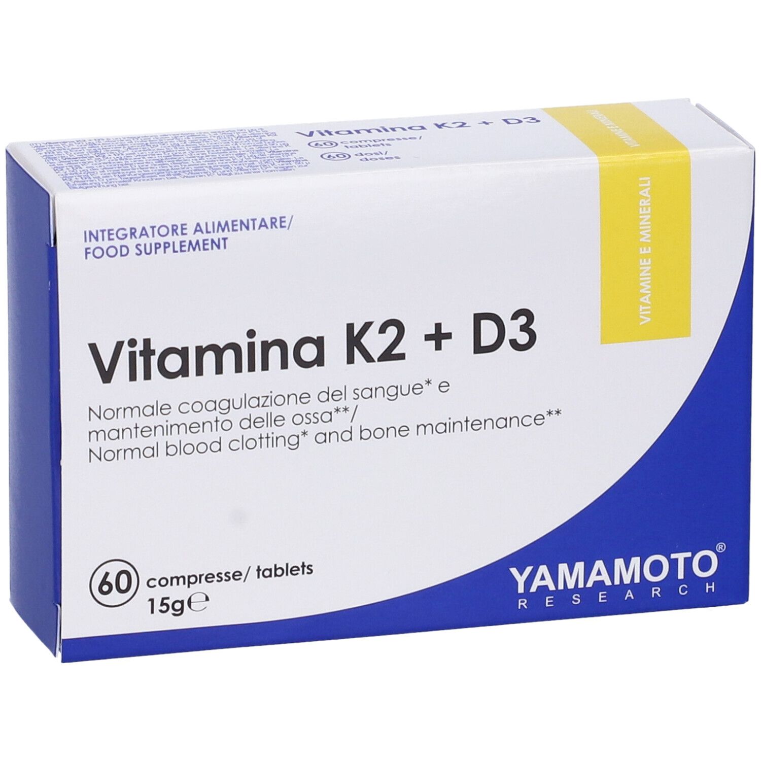 Yamamoto® Research Vitamina K2+D3 Compresse