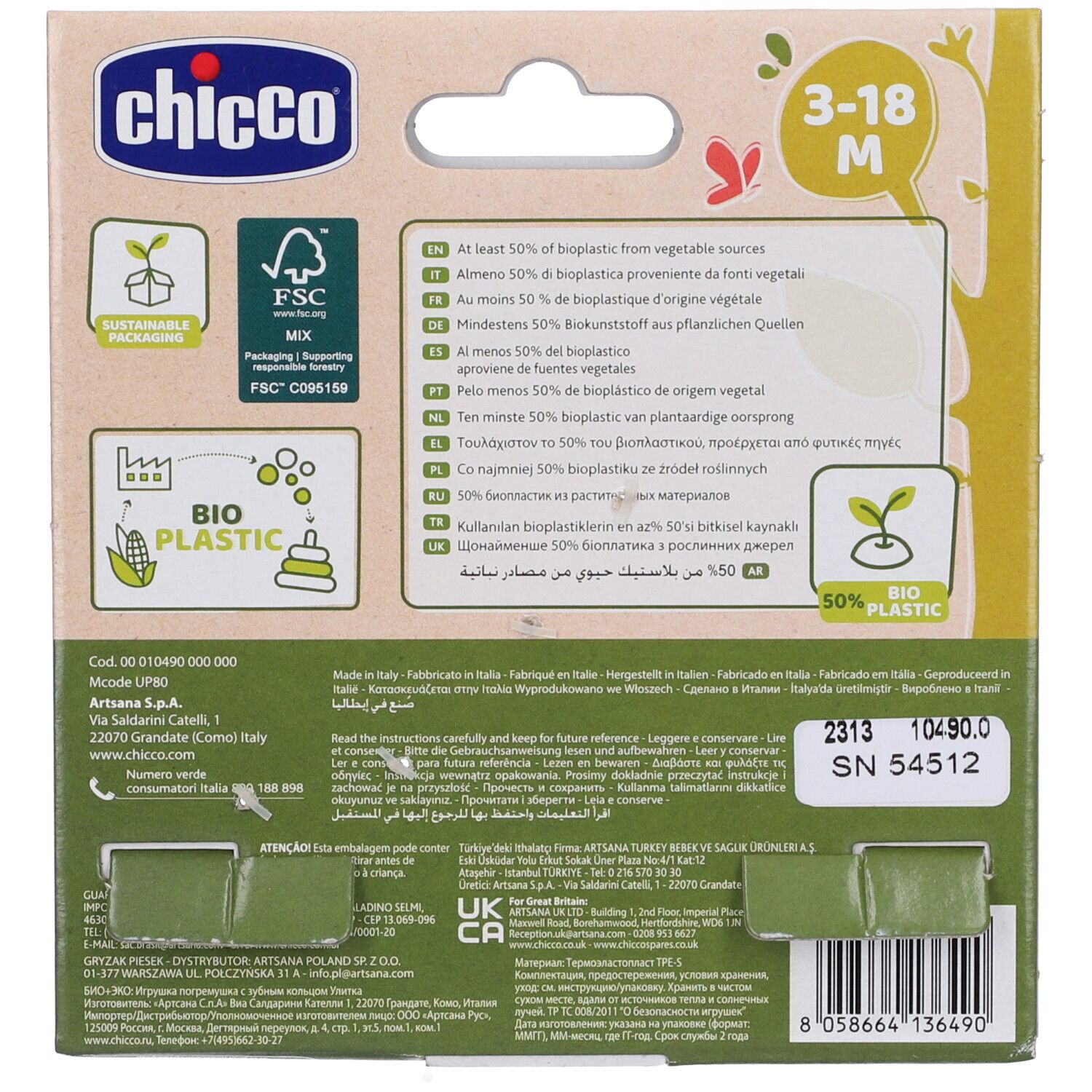 Chicco Gioco Molly Teether