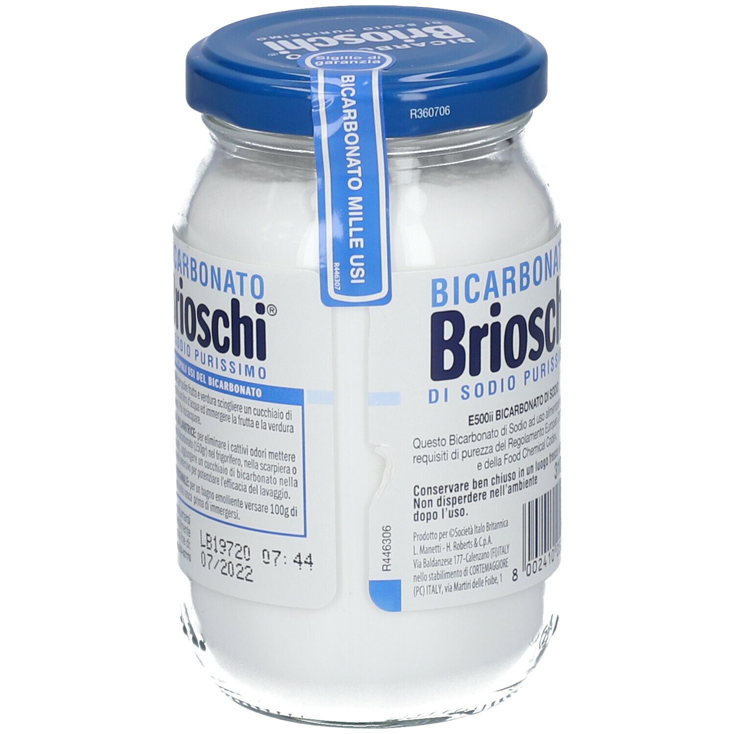 Brioschi® Bicarbonato di Sodio Purissimo 310 g