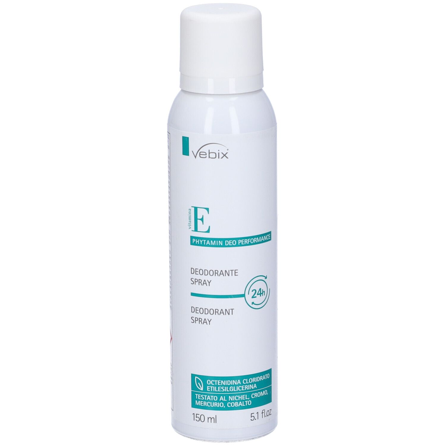 Vebix Phytamin E Deo Performance Deo Vapo Spray 24H 150Ml Allume Di Rocca