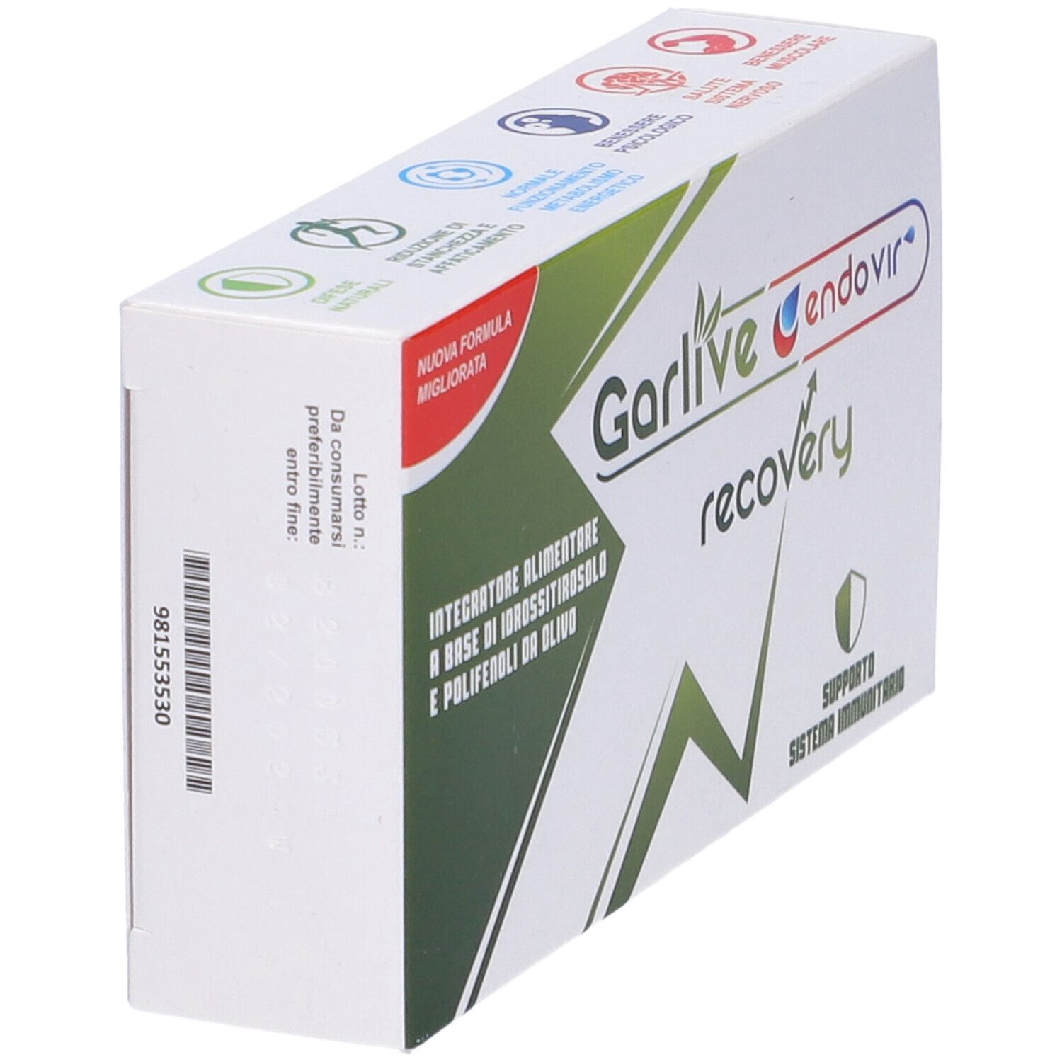 Garlive Endovir Recovery 30 Compresse