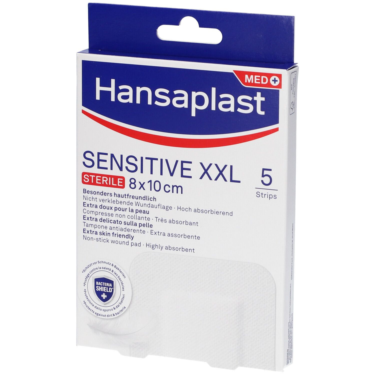 Hansaplast Cerotti Sensitive XXL 8x10cm