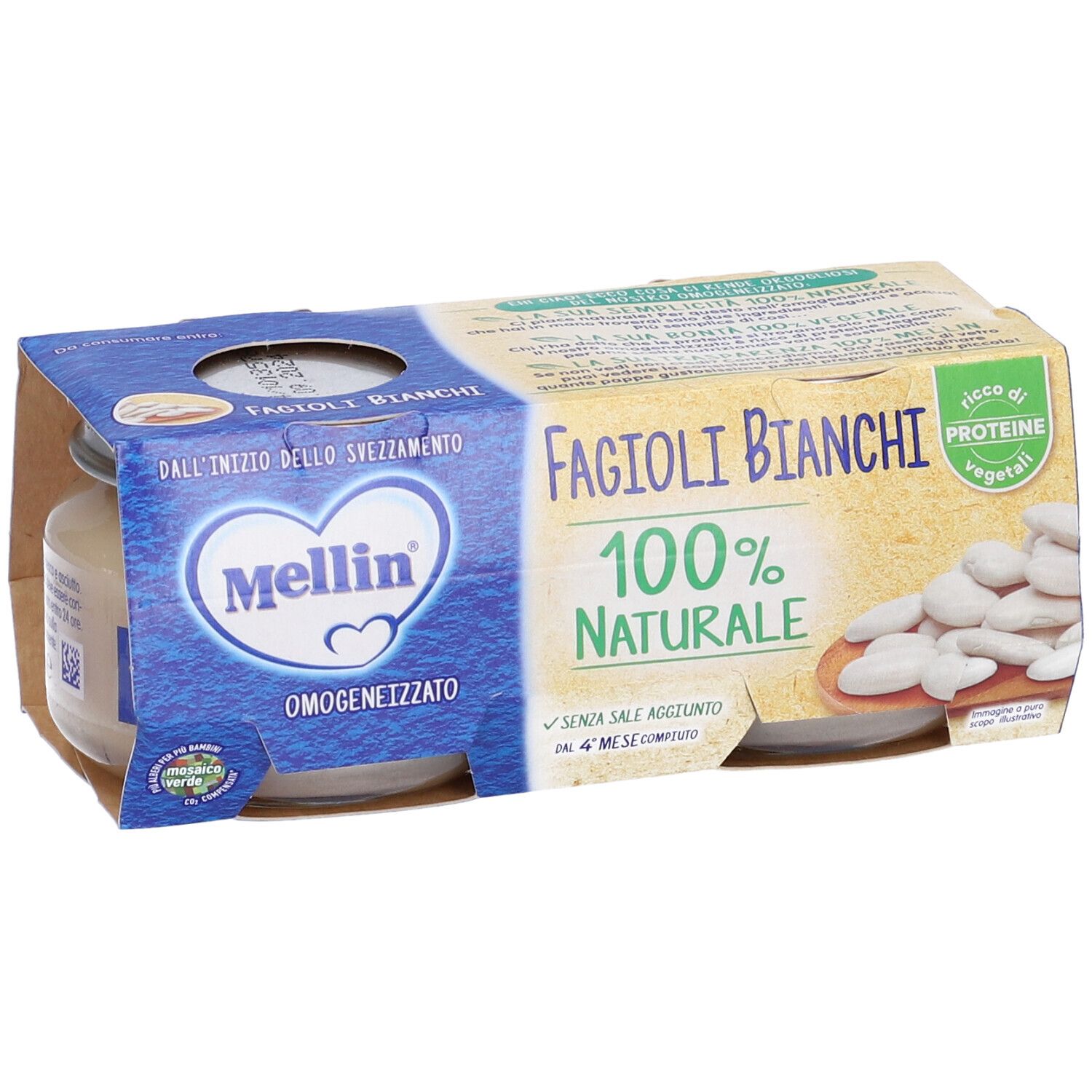 Danone Nutricia Soc. Ben. Mellin Omogeneizzato Fagioli Bianchi E